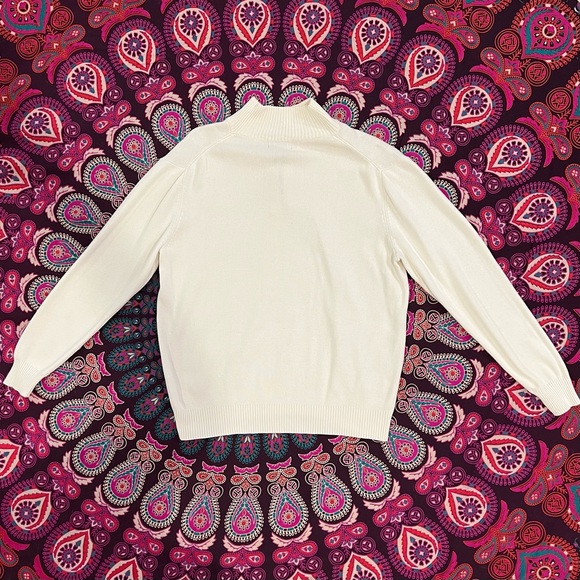 Dockers Half-Zip Sweater - White - Picture 3 of 9